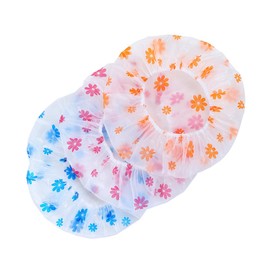 minkissy Shower Cap Set of Fashion Printed Bathing Hats for Women Hair Protection for Spa Kitchen