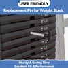 Weight Stack Pin T-Shaped Drop Set Gym Pin Tensile 3/8