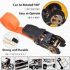 JEELAD Load Tightening Belt, Ratchet Tie-Down Belt, Fastening Belt, Load