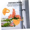 Levemolo 1 PC Durable Wall Mounted Flower Pot Practical Hanging