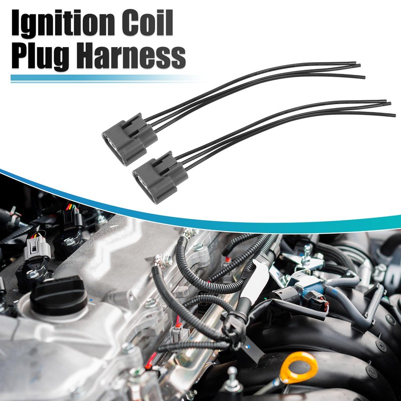 uxcell 4pcs Ignition Coil Connector for Nissan Frontier 2005-2017 for