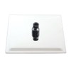 Yodel 12 Inch Solid Square Ultra Thin Stainless Steel Rain