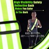 Reflective Taski Reflective Belt, Running/Dog Walking/Cycling/Traffic Control/Construction/Climbing/Fishing/Camping, High Brightness, Adjustable,