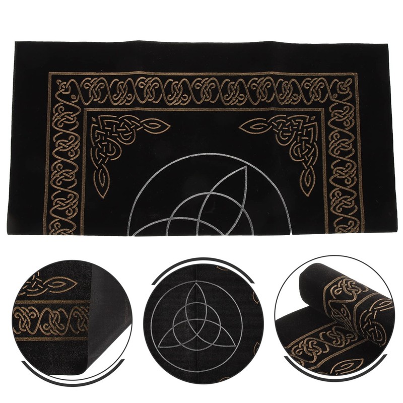 GRIRIW 1 Set Divination Table Cloth with Moon Phase Design