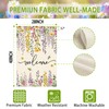 Wisteria Wildflowers House Flag Double Sided Large Garden Flags