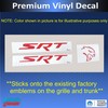 Reflective Concepts - SRT Badge Overlay Decals - Grille and