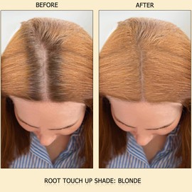 Root Touch Up Hair Color – 3 Color Blendable Hairline Powder for Gray Coverage, Root Cover Up & Thinning Edges – 48H Sweat Resistant, Natural Finish for Women & Men – Blonde