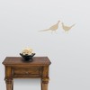 Express Yourself Products Hen Pecked Pheasant Wall Decal (Beige -