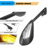 HAONEL Side Rearview Mirror with Turn Signal Light Compatible with