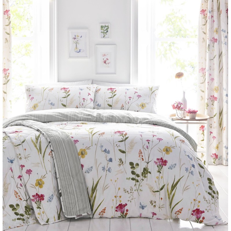 100% Cotton Print Quilt Cover Set - Ultra Soft, Comfy,