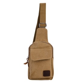 XGOPTS Body Bag, One Shoulder Bag, Casual, Canvas Bag, Men's Pouch, Chest Bag, Shoulder Bag, Crossbody Bag, Lightweight, Motorcycle, Running Bag, Multi-functional, Wallet, Small Storage, Smartphone