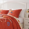 Barefoot Bungalow Topanga Pillow Sham, King, Orange