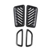 4pcs Car Interior Front Upper Air Vent Outlet Cover Trim