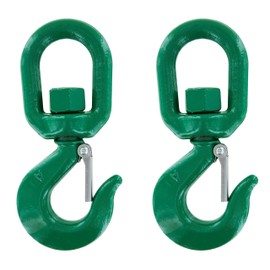 US Cargo Control Swivel Eye Hoist Hook - 2 Ton - 2 Pack