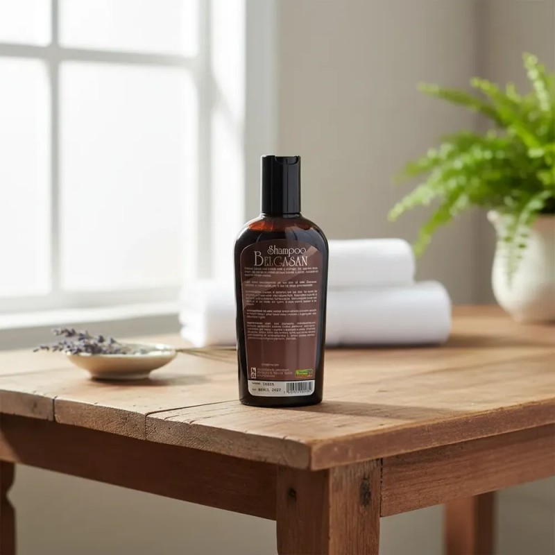 Shampoo Belgasan Revitalizante De Color Cafe