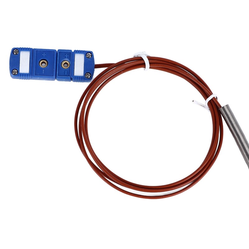NTC Temperature Sensor ‑200℃‑350℃ T Type Thread 1/8in Diameter 5x330mm
