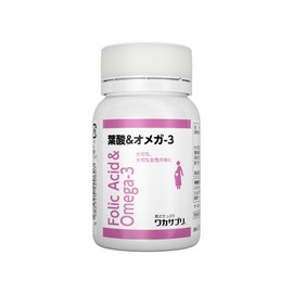 ワカサプリ 葉酸&オメガ-3 90粒 3ヵ月分 1粒で葉酸400μg 妊娠期に摂りづらいオメガ-3を配合 サプリメント