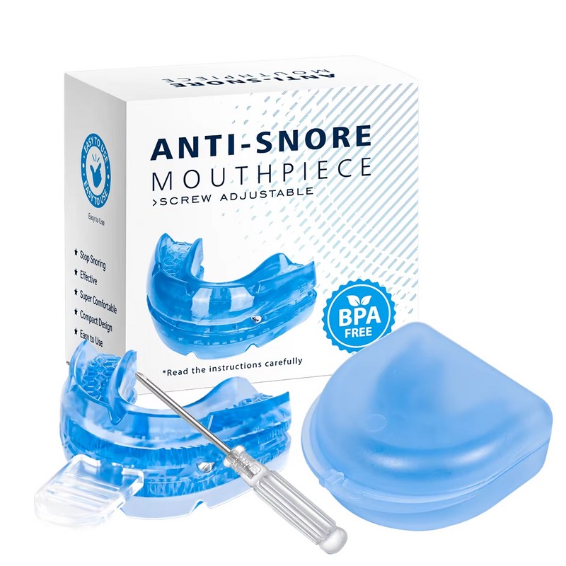 Adjustable Snoring Mouth Guard for Sleep Support – EVA Full-Mouth