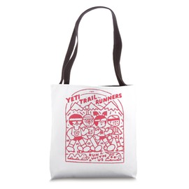 Frost Stride Yeti Trail Runners Graphic Tote Bag
