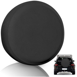 K-Musculo Spare Tire Cover, RV Spare Tire Cover, Waterproof Anti-UV Tire Cover RV Accessories for RV/Truck/Trailer/SUV. (Black 30"-32" Dia)