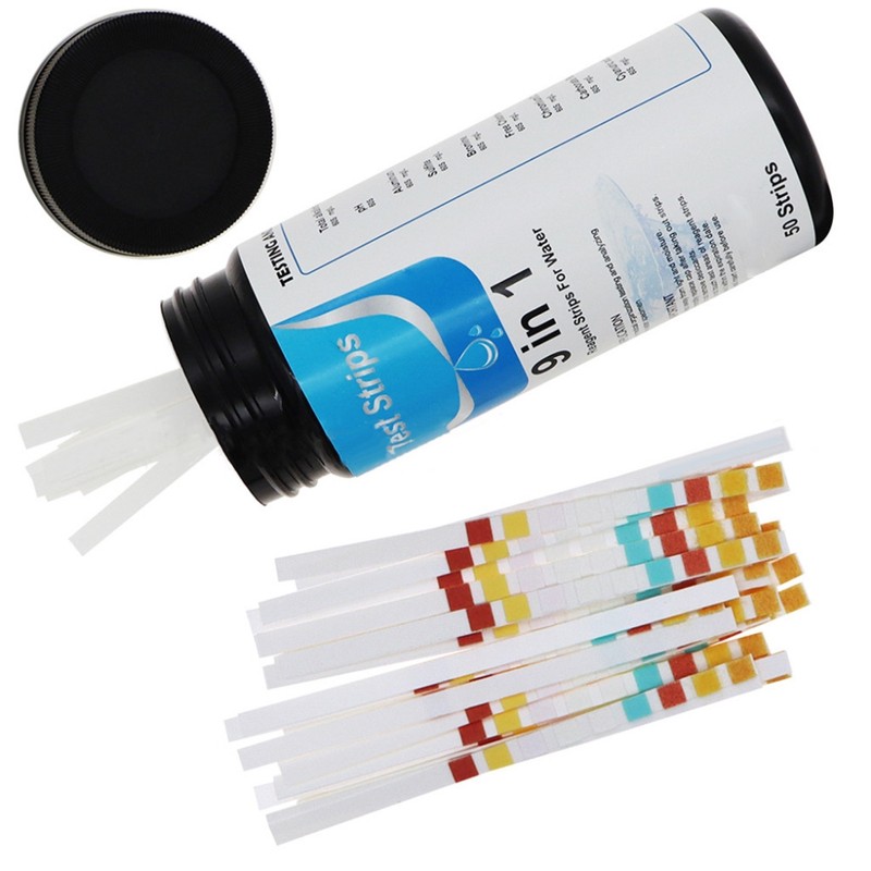 9 in 1 Portable Pool Water Test Strips 50 Domestic