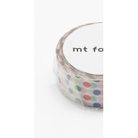 kamo井加工紙 MT for Kids Colorful Dots 15 mm Wide x 7 m Roll mt01kid002 