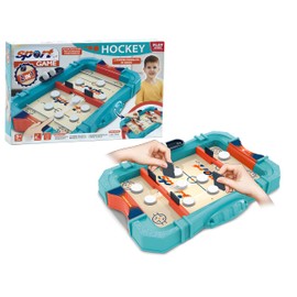 Flipper Hockey Game 2 in 1 Hockey and Pucket Game Hokey Table Game Football Flipper Football Table Football Table Hockey Game Skill Game Arcade