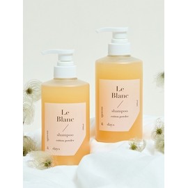 [1+1] Month & Days Perfume Care Shampoo Le Blanc Baby Powder Scent 500ml x 2 / [1+1] 먼스앤데이즈 퍼퓸케어 샴푸 르 블랑 베이비파우더향 500ml 2개