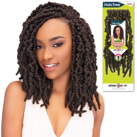 MULTI PACK DEALS! Janet Collection Crochet Braids Nala Tress Spring Twist Braid 16" (1-PACK, 4)