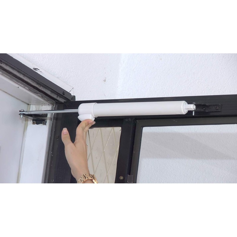 Touch 'n Hold Smooth Door Closer - Single Kit (White)