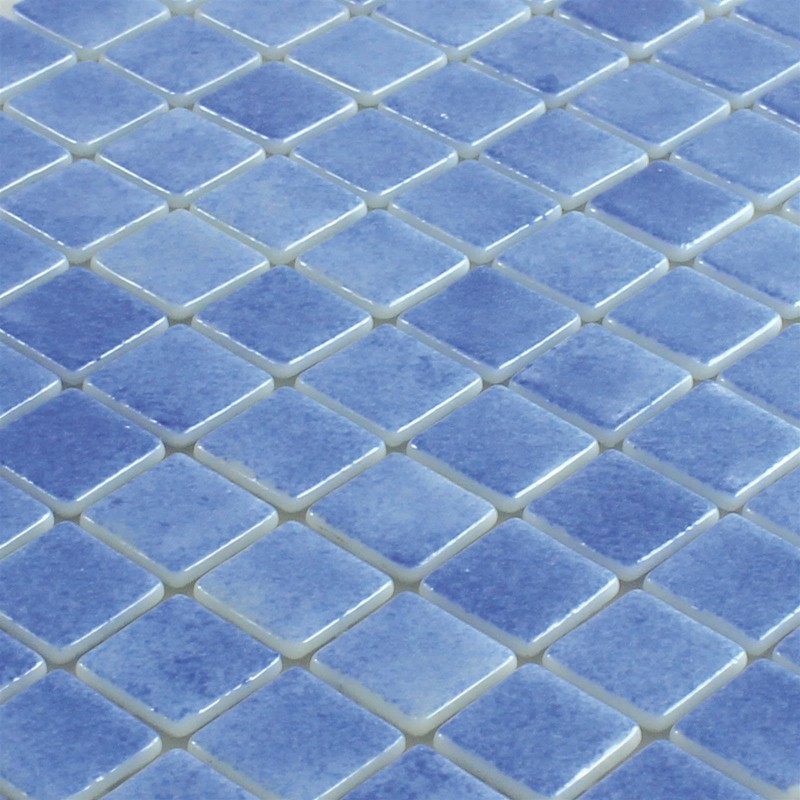 Glass Swimming Pool Mosaic Antonio Sky Blue Kitchen Back Wall