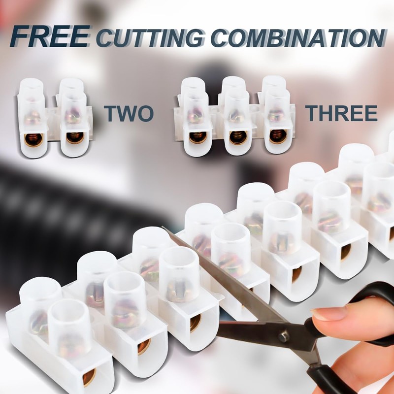Innfeeltech Wire Connector Terminal, X3 Terminals Quick Connector Wire Terminal