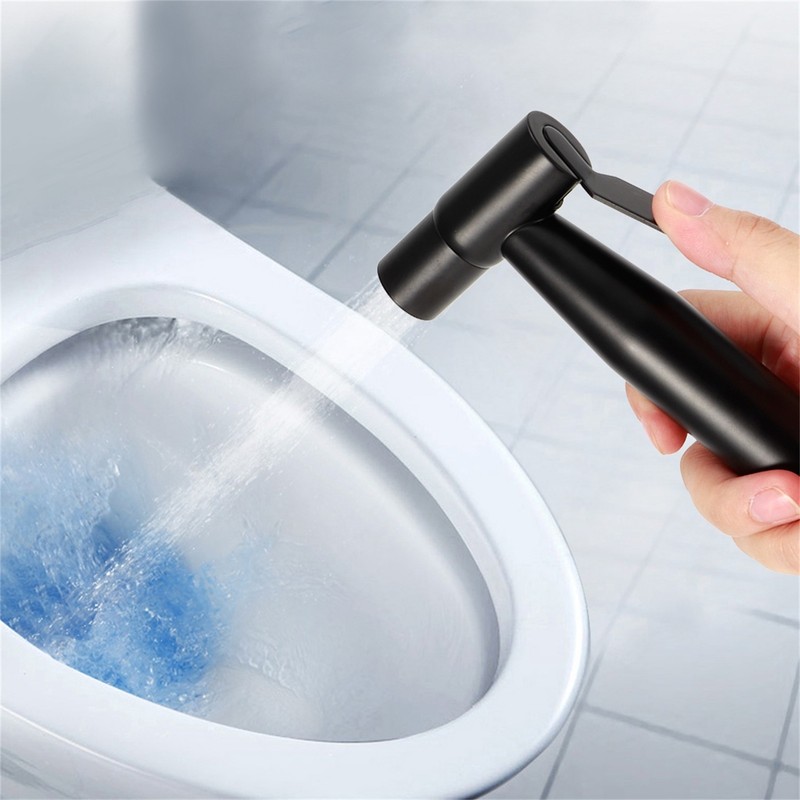 G1/2 Thread Bidet Sprayer Set Stainless Steel Bathroom Toilet Bidet