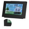 Weather Clock with Color Touch Screen Backlight Indoor Outdoor Thermometer