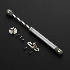 Ravinte Hardware 4 PCS Gas Struts for Cabinet 10 Inch Gas Strut Lift Supports Hinges for Lid Stay Kitchen Cabinet Silver Gas Shocks Lift Support 100N/22.5 LB Soft Open Doors Lift Gas Struts