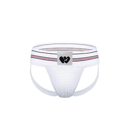 Top Spot Apparel Athletic Supporter Contoured Waistband Comfort Movement - Multiple Colors (Arctic White, Medium 32-36" Waist)