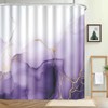 VentuCoven Marble Shower Curtain Purple Marble Shower Curtain for Room