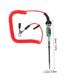 Operitacx Digitaler Niederspannungs Lichttester Für Fahrzeuge Tragbarer Elektrischer Tester Mit Display Für Kfz Reparaturen Und Elektroarbeiten Prüflicht
