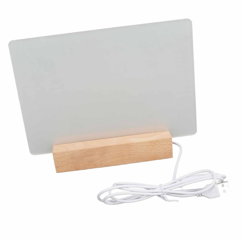 Dry Erase Board 220x150mm Acrylic White Planning Board Reusable with