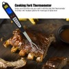Jerlifkyer Digital meat thermometer fork,instant read temperature with LED screen