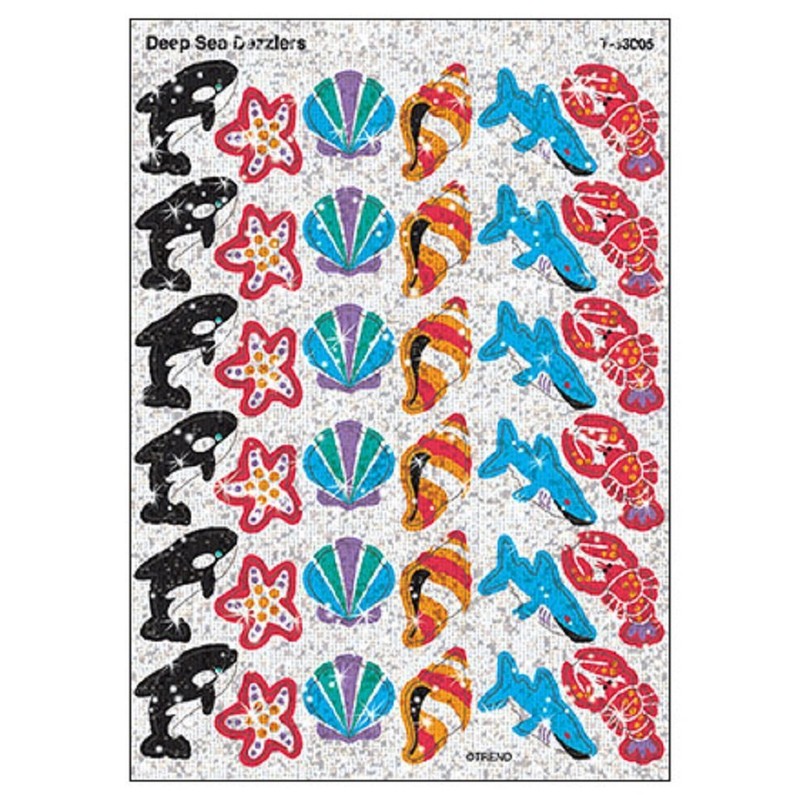 Trend Deep Sea Dazzlers Sparkle Reward Stickers