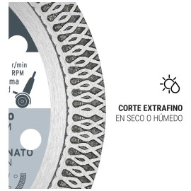 Disco De Diamante 4 1/2'' Corte Porcelanato Truper DID-645