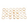 Gmai Vintage Gold Stackable Ring Set 28/30/22 Pcs Knuckle Rings