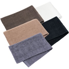 Hiorie Men'S Face Towel, Men's Wrap, Long Length, Set of 5, Assorted Colors 01, Senshu Towel, Head Wrap Towel, Made in Japan