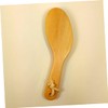 SAFIGLE Wooden Shower with Bent Handle Bristle Bath Brush for