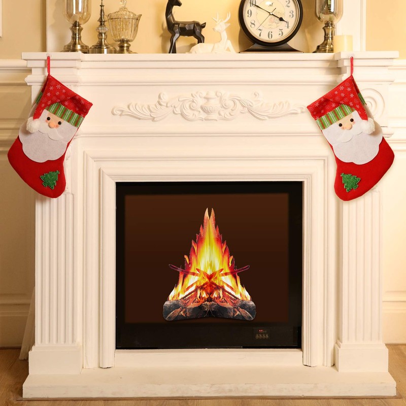 12 Inch Tall Artificial Fire Fake Flame Paper 3D Decorative