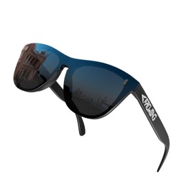 ROCKNIGHT Driving HD Sunglasses Men Polarized UV Protection Outdoor Anti Glare Business Sunglasses Black Frame