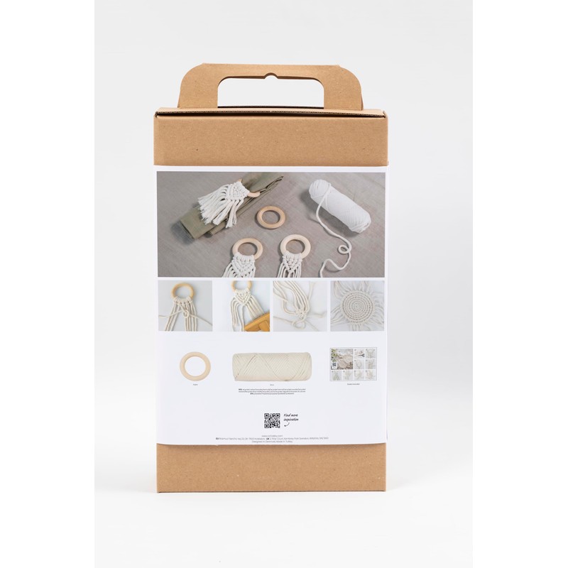Creativ Craft Set Macrame Natural Table Decoration 1 Pack