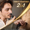 Electric Razor for Men, IPX7 Waterproof Versatile Shaver for Temple,