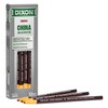 DIXON Industrial Phano Peel-Off China Marker Pencils, High Heat, Brown,